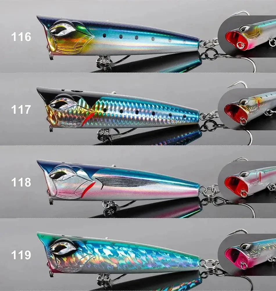 China China NOEBY Popper Fishing Lures 120mm 41g 190mm 129g Topwater Bubble Baits Jet Popper Wobblers for GT Tuna Big Game Fishing Lure