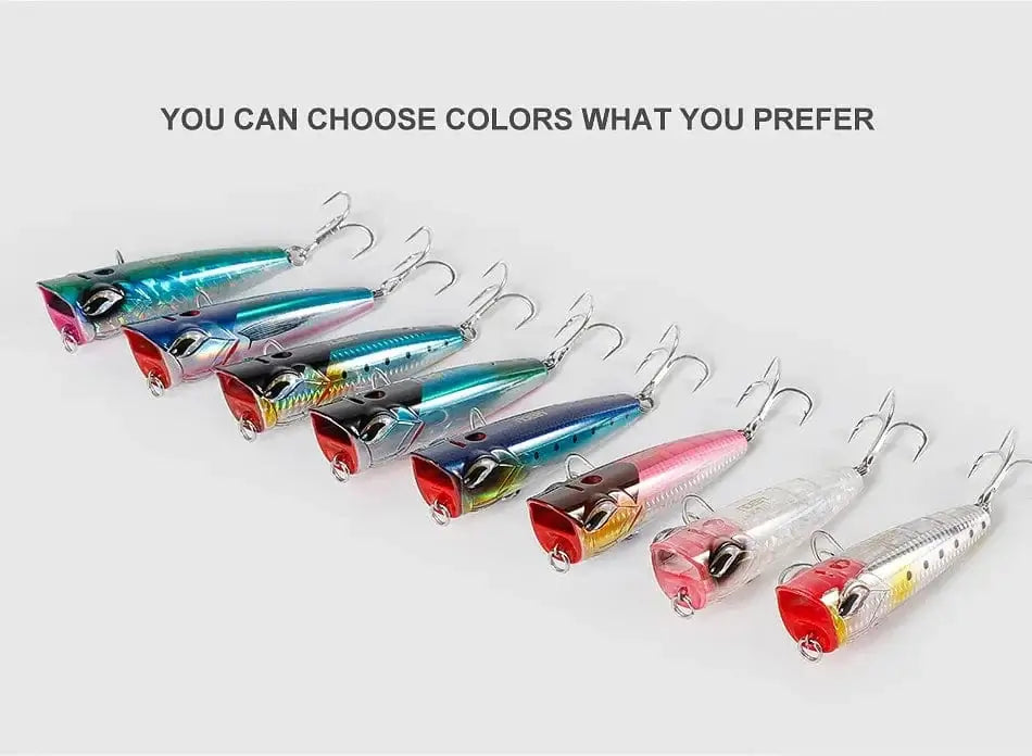 China China NOEBY Popper Fishing Lures 120mm 41g 190mm 129g Topwater Bubble Baits Jet Popper Wobblers for GT Tuna Big Game Fishing Lure