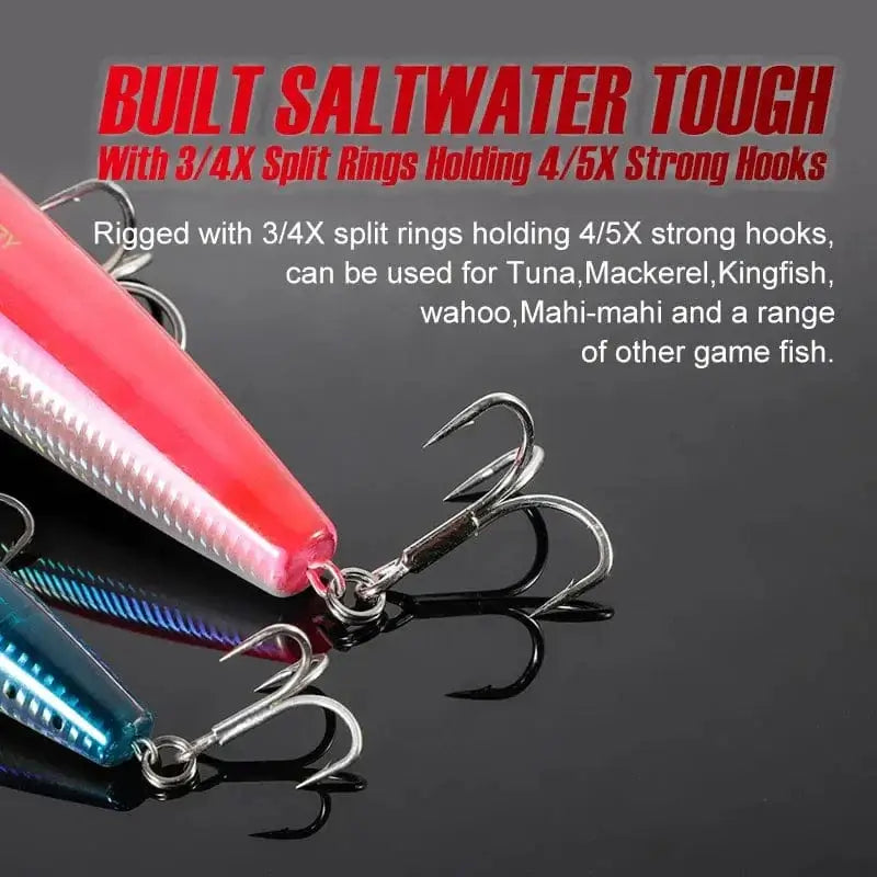 China China NOEBY Popper Fishing Lures 120mm 41g 190mm 129g Topwater Bubble Baits Jet Popper Wobblers for GT Tuna Big Game Fishing Lure