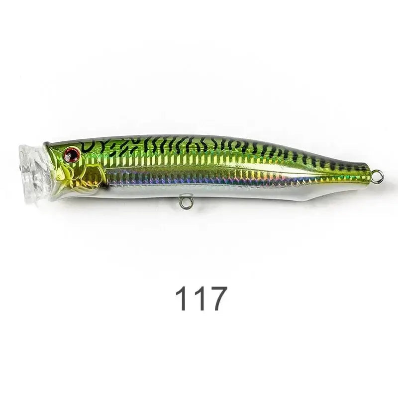 China China NSB117 / 175mm73g Noeby Feed Popper 175mm 73g Fishing Lures Topwater Popper Wobbler Artificial Hard Bait for Tuna Big Game Amberjack Fishing Lures