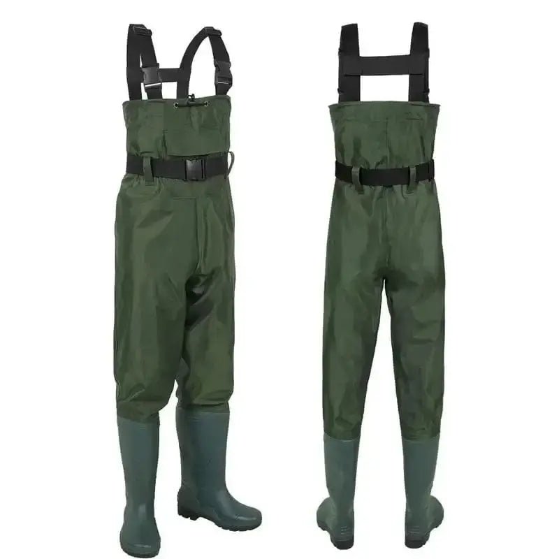 China China Nylon Breathable Waterproof Stocking Foot Fly Fishing Hunting Chest Waders Pant For Men And Women One-piece Trousers For Fishing