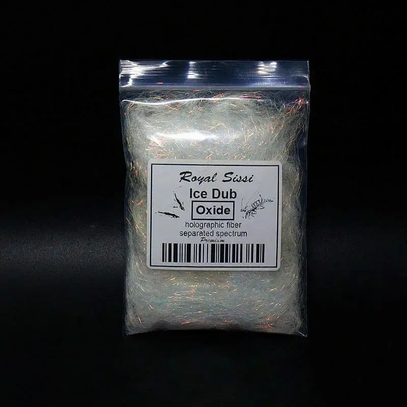 China China oxide white 10 optional Colors Fly Tying prism ICE DUB sparkle crystal Living Fiber pearlescent ice dubbing nymph body&thorax Tying Material