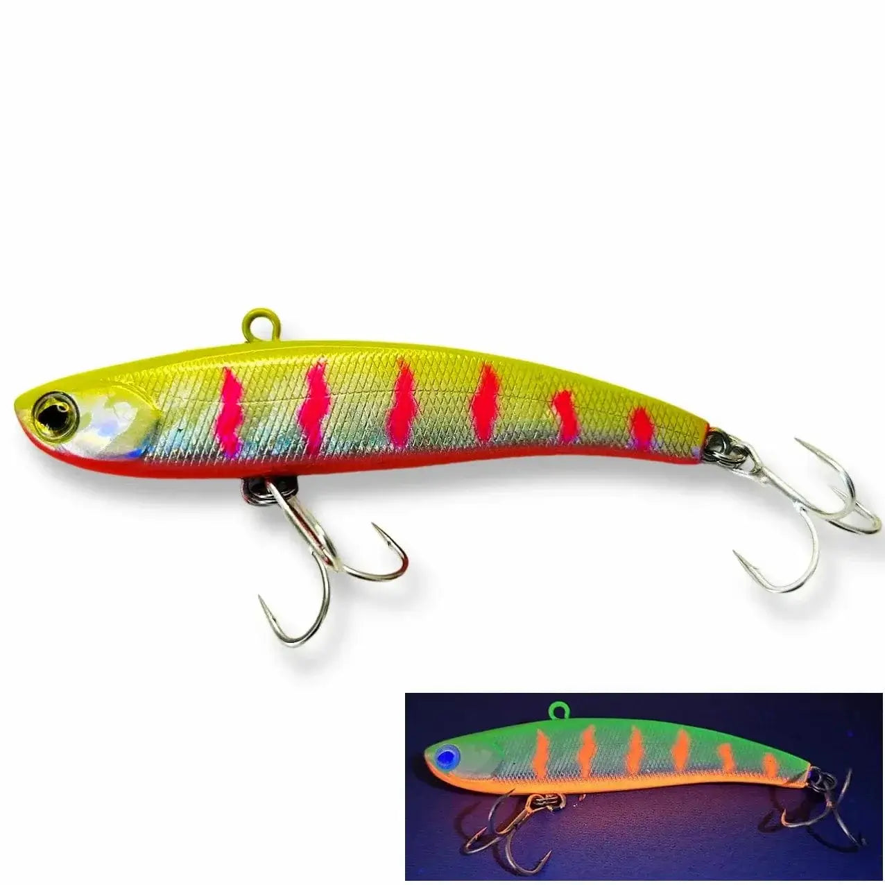 China China P / 80mm-17g Ima Rattin fishing lure 2024 Koume 90 winter ice Fishing VIB Lure 80/90mm 22g Rattlin Bait Sinking Spinning Swimbait Japan Hook