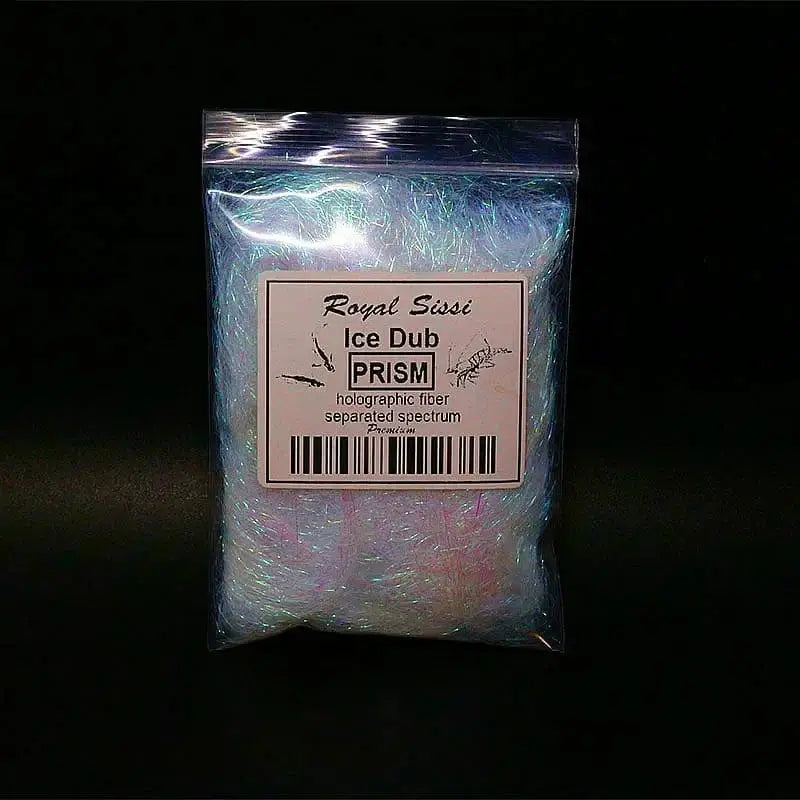 China China pearl white 10 optional Colors Fly Tying prism ICE DUB sparkle crystal Living Fiber pearlescent ice dubbing nymph body&thorax Tying Material