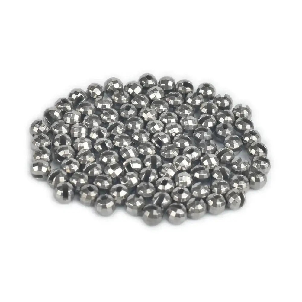 China China PLAIN / 4.0mm Elite TG Tungsten Faceted Slotted Beads, 2.0-4.0mm Fly Tying DIY Material, Fly Fishing Jig Trout Perch Crappie Lure Tackel