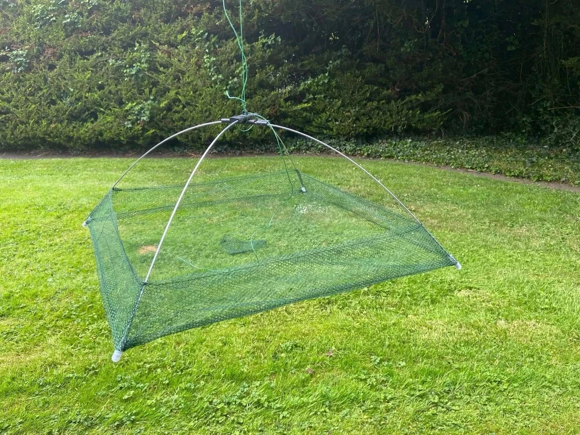 China China Portable 60/80/100cm Fishing Net Foldable Large Landing Fish Mesh Outdoor Large Capacity Fishing Net For Shrimps Carps Crucians