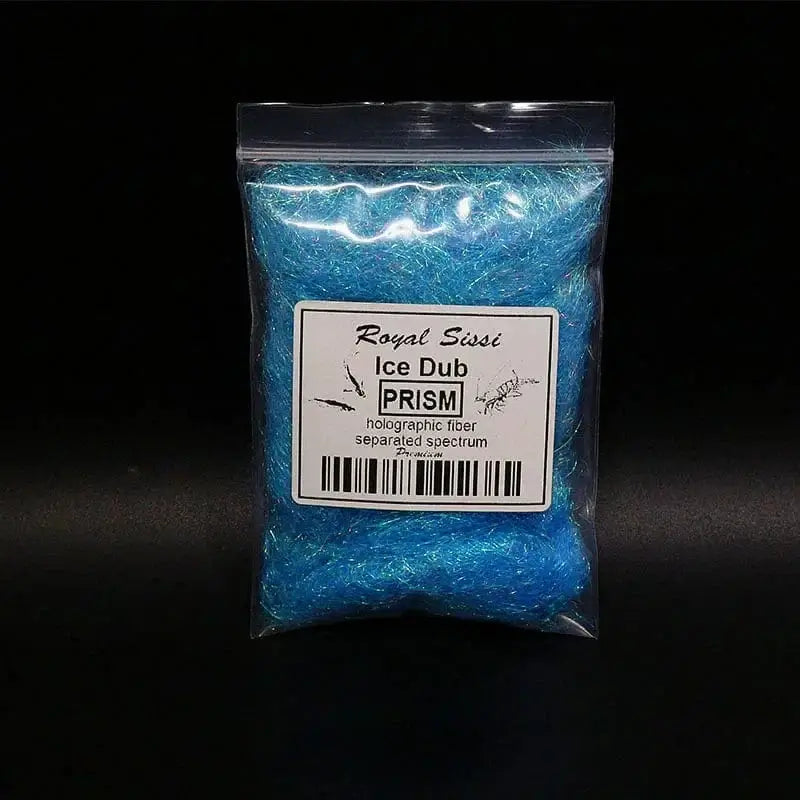 China China prism aqua blue 10 optional Colors Fly Tying prism ICE DUB sparkle crystal Living Fiber pearlescent ice dubbing nymph body&thorax Tying Material