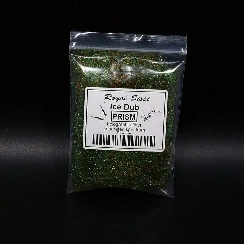China China prism dark coffee 10 optional Colors Fly Tying prism ICE DUB sparkle crystal Living Fiber pearlescent ice dubbing nymph body&thorax Tying Material