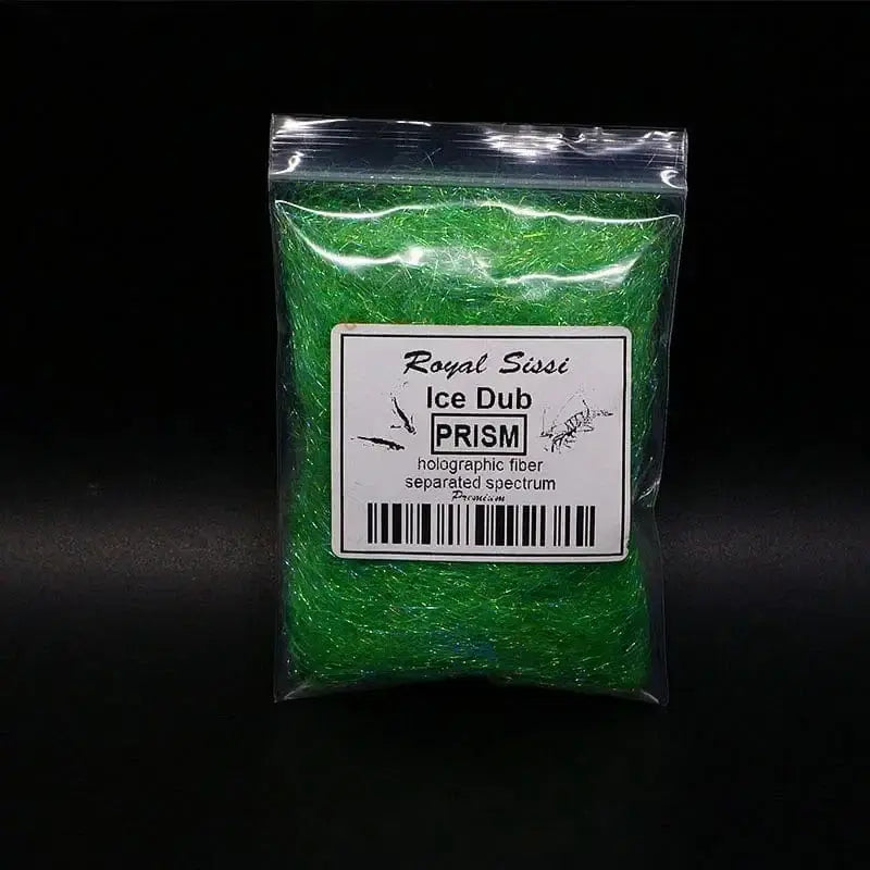 China China prism green 10 optional Colors Fly Tying prism ICE DUB sparkle crystal Living Fiber pearlescent ice dubbing nymph body&thorax Tying Material