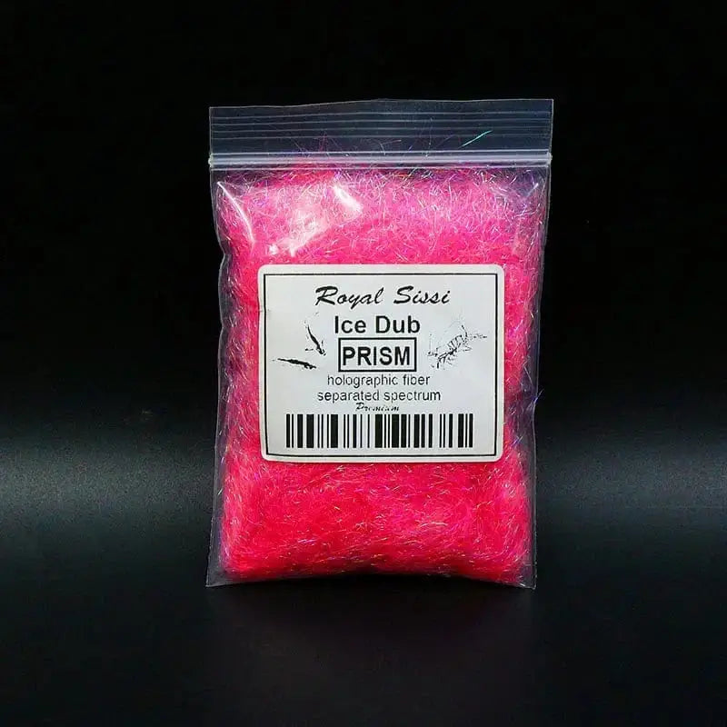 China China prism peachy pink 10 optional Colors Fly Tying prism ICE DUB sparkle crystal Living Fiber pearlescent ice dubbing nymph body&thorax Tying Material