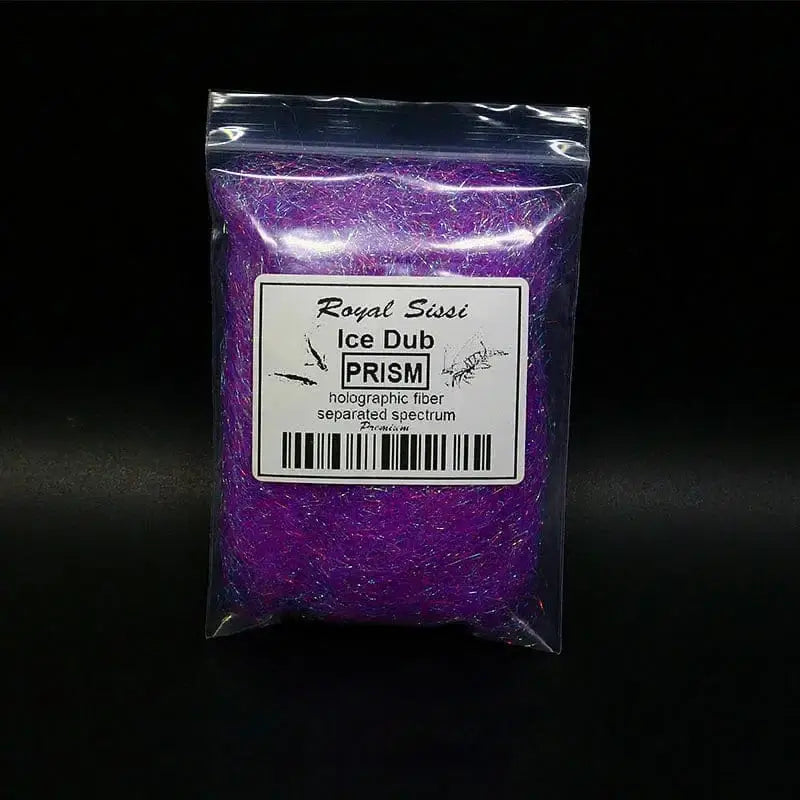 China China prism purple 10 optional Colors Fly Tying prism ICE DUB sparkle crystal Living Fiber pearlescent ice dubbing nymph body&thorax Tying Material