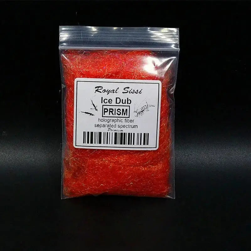 China China prism red 10 optional Colors Fly Tying prism ICE DUB sparkle crystal Living Fiber pearlescent ice dubbing nymph body&thorax Tying Material