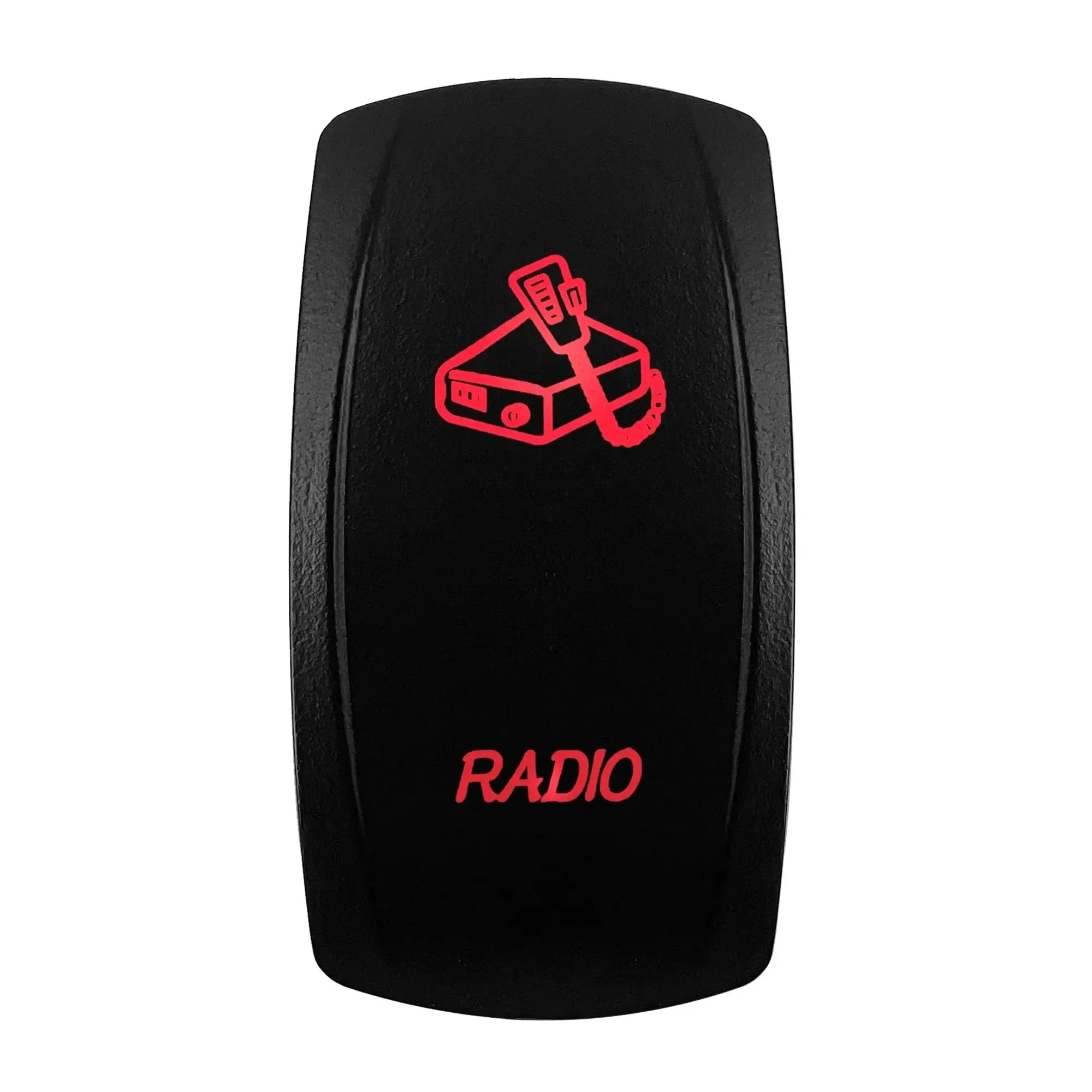 China China RADIO Red Led Light Bar Car Boat Rocker Switch 12V/24V Marine Grade Toggle Switch SPST/DPDT for Polaris Jeep Autosteer Auto Machinery