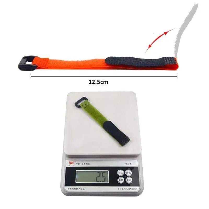 China China random color 5pc Fishing Rod Tie Holders Straps Belts Suspenders Fastener Hook Loop Cable Cord Ties Belt Fishing Tackle Fishing Accessories