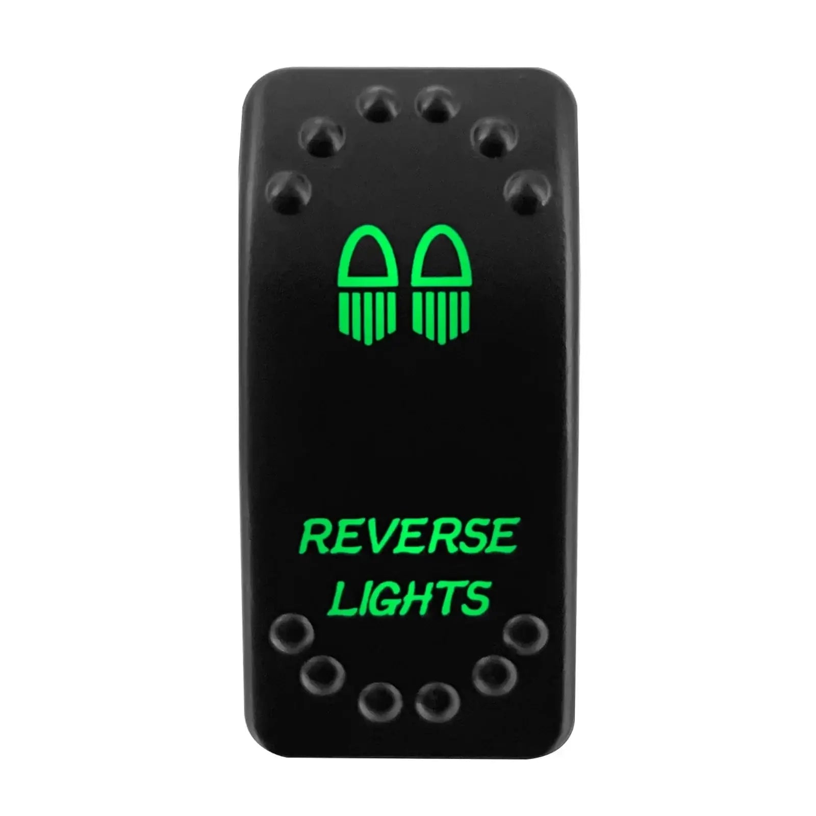 China China REVERSE LIGHTS Waterproof Green Led Car Rocker Switch On Off 12V 20A Washer Wiper Momentary Toggle Switch For Marine Boat ATV RZR RV Autosteer