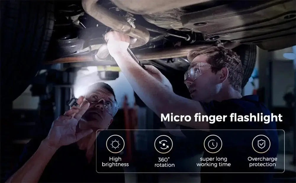 China China Ring Charge Light Flashlight Finger Light USB C Charge LED 360 Rotate Adjustable Ring Size Gadget Tool Camping Sport Night Beam Fishing Glove Lamp