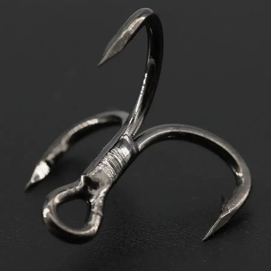 China China Saltwater Treble Hooks for Big Game Bluefish Salmon Kingfish 50/20pcs 8# 6# 4# 2# 1# 1/0 2/0 3/0 6X Strong Treble Fishing Hooks