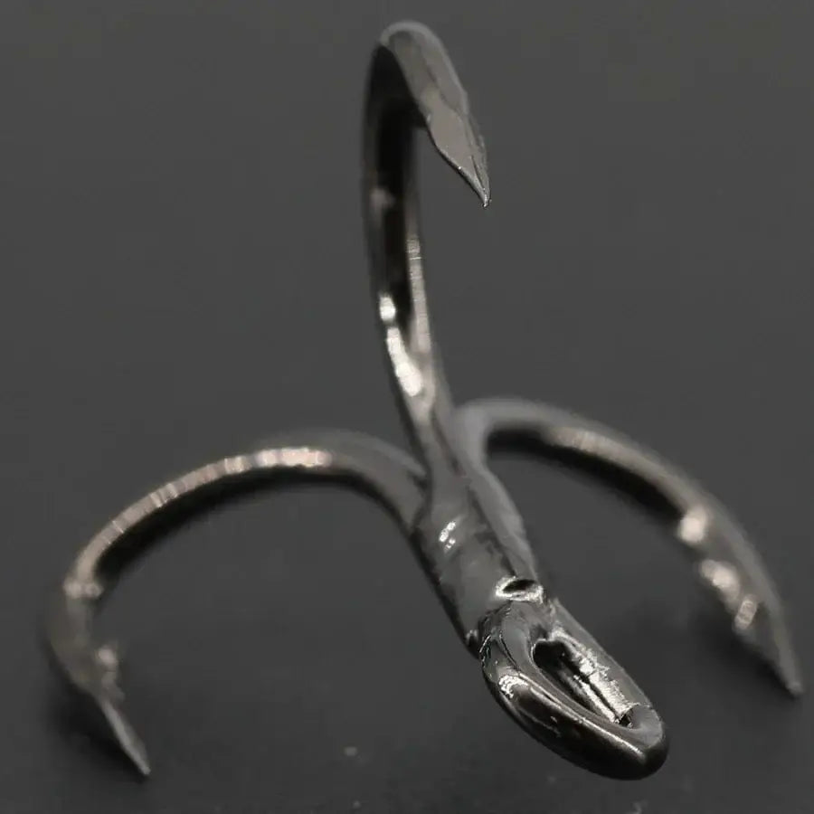 China China Saltwater Treble Hooks for Big Game Bluefish Salmon Kingfish 50/20pcs 8# 6# 4# 2# 1# 1/0 2/0 3/0 6X Strong Treble Fishing Hooks