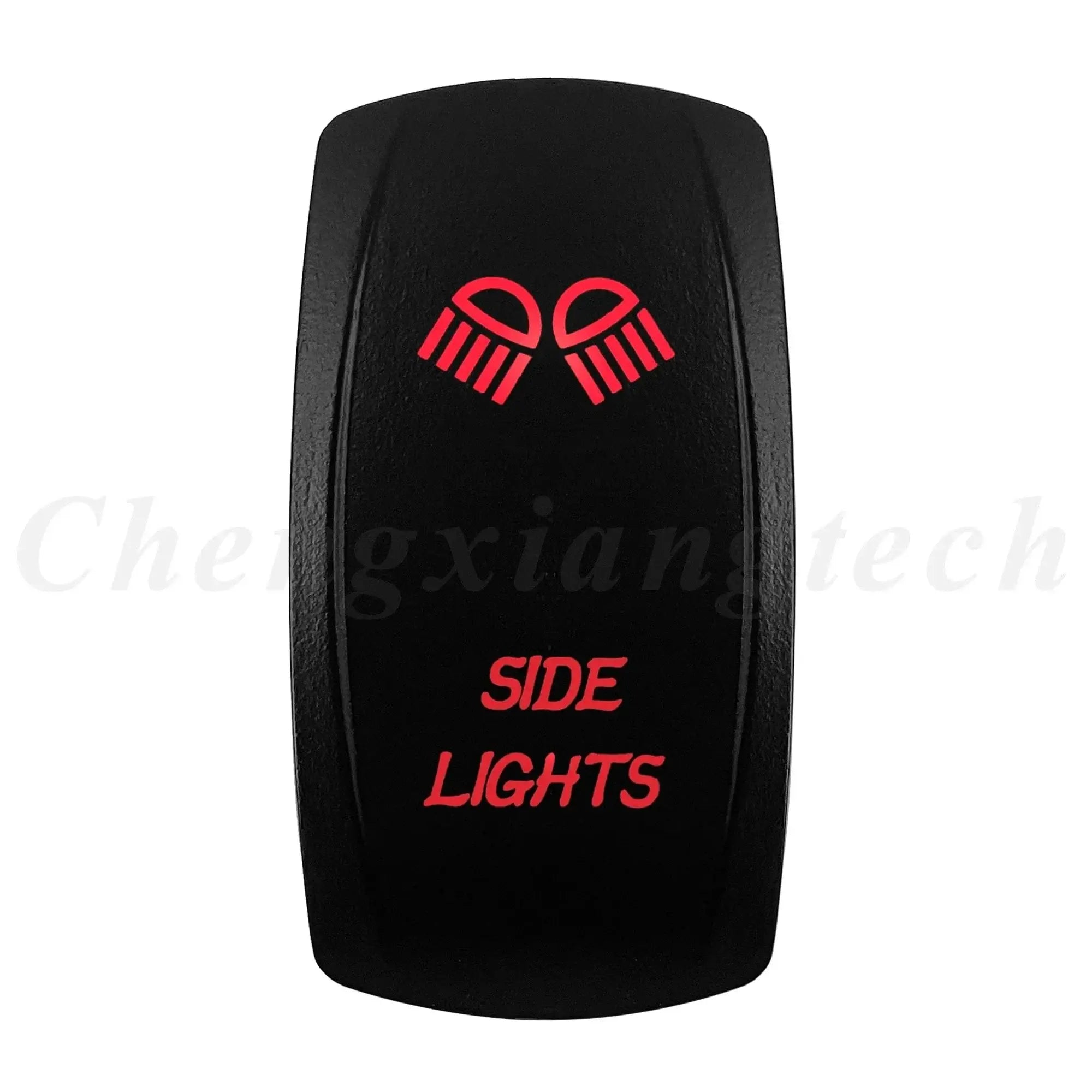 China China SIDE LIGHTS Red Led Light Bar Car Boat Rocker Switch 12V/24V Marine Grade Toggle Switch SPST/DPDT for Polaris Jeep Autosteer Auto Machinery