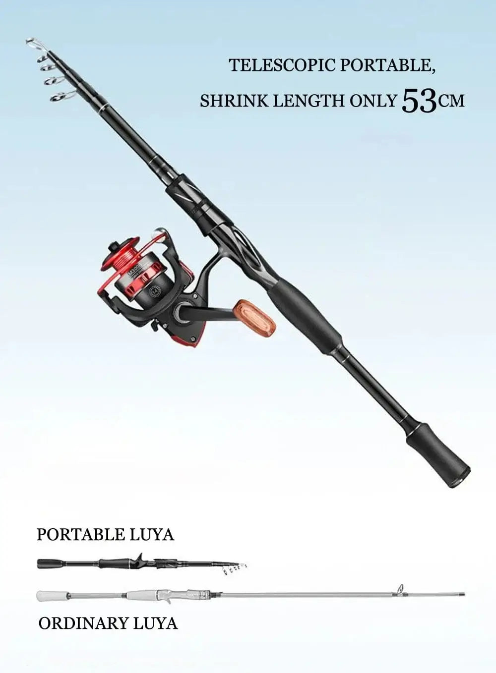China China SIECHI Carbon Fiber Spinning Rod Telescopic Fishing Rod 1.8M 2.1M 2.4M 2.7M Casting Lure Feeder Rod Super Hard Carp Fishing Pole