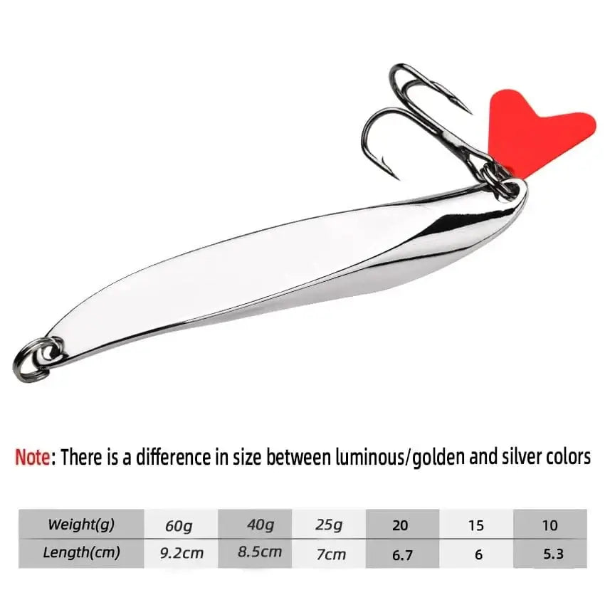 China China Silver-with hook / 25g or 28g Trout Spoon Fishing Lures spinner bait Wobblers Jig Lures pesca isca artificial VIB Sequins Hard Baits for Carp Fishing Tackle