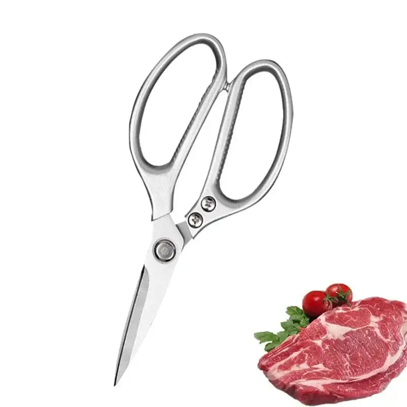 China China SliverScissors Japanese Kitchen Scissors Knife Set Stainless Steel Butcher Knife Cooking Chef Knives for Duck Fish Chicken Bone Scissors