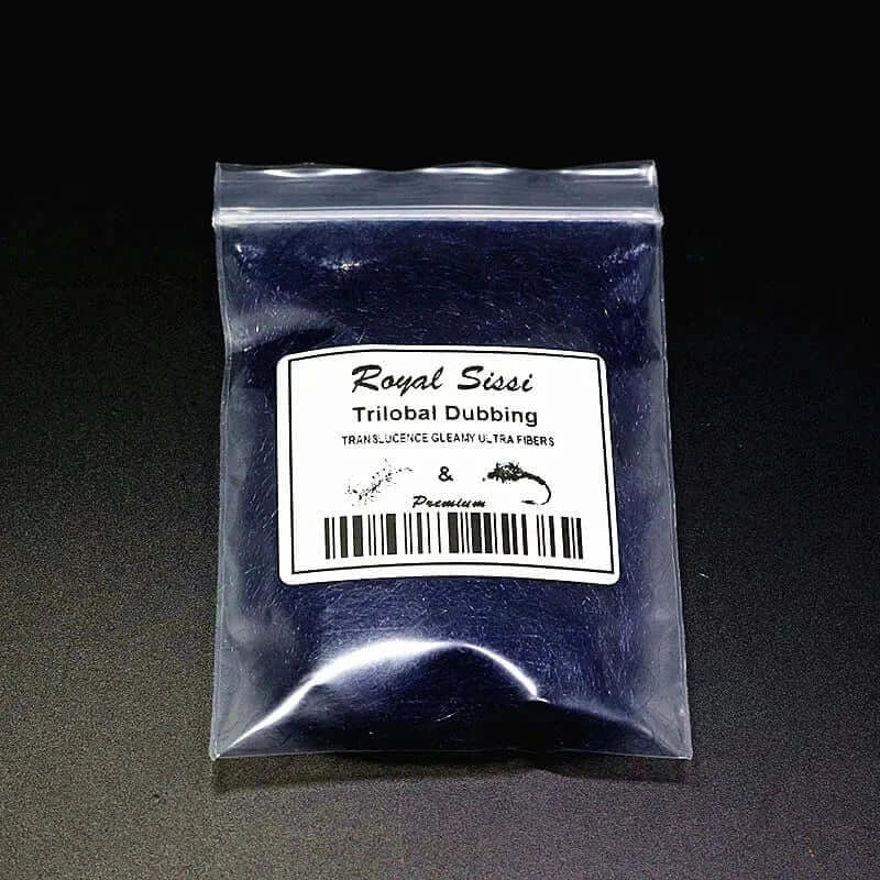 China China stone blue 12 optional colors trilobal dubbing fly tying antron dubs translucence gleamy dubbing materials crystal czech buggy nymph dubs