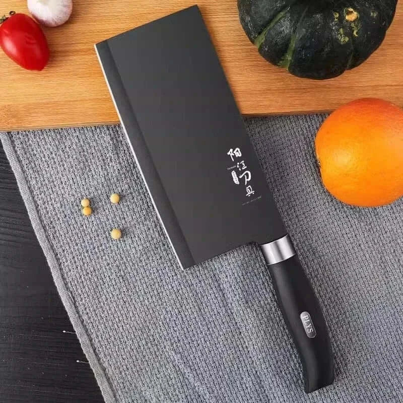 China China Style C High quality Black Steel Knife set Home multi-functional sharp Bone cutting knife, chef's slicing knife, kitchen accessories