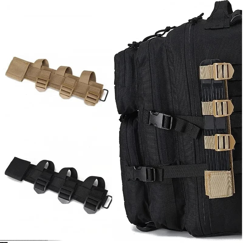 China China Tactical Molle Knife Shealth Holder Attachment Tool Carrier Rucksack Cinch Fasten Strap PALS Outdoor Camping Hunting Accessories