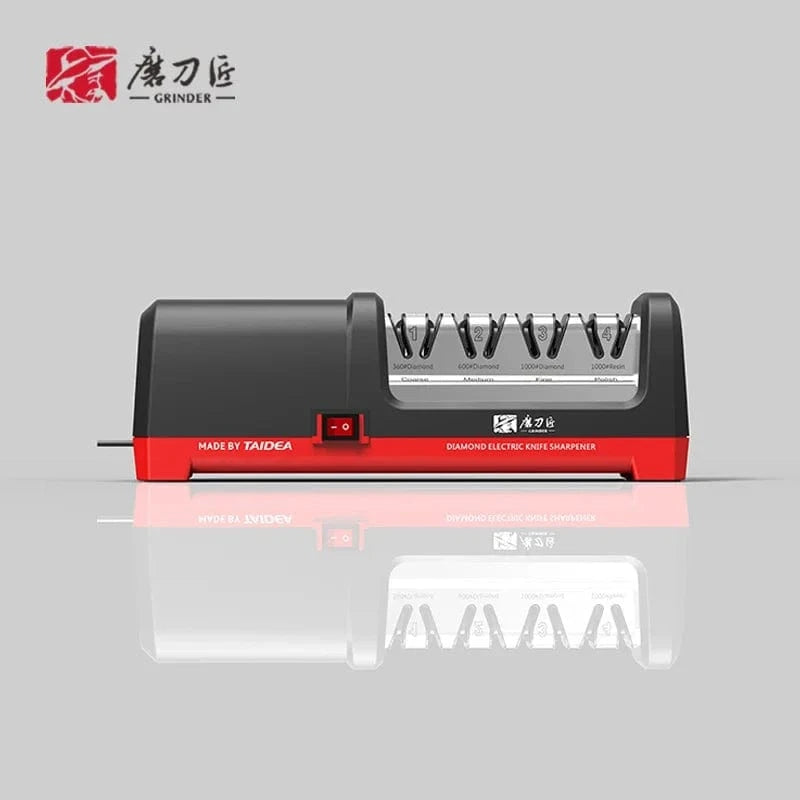 China China TAIDEA Professional Electric Knife Sharpener EU PLUG Grit 360/600/1000# and Polishing Sharpening Stone GrindStone Power18W