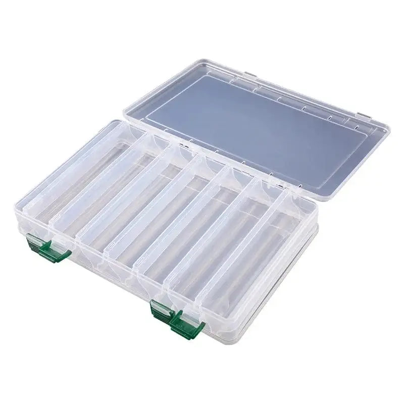 China China TAIYU Double Sided 14/10 Compartment Fishing Tackle Box For Sea Fishing Lure Bait Hook Accessories extra-large space Storage Box