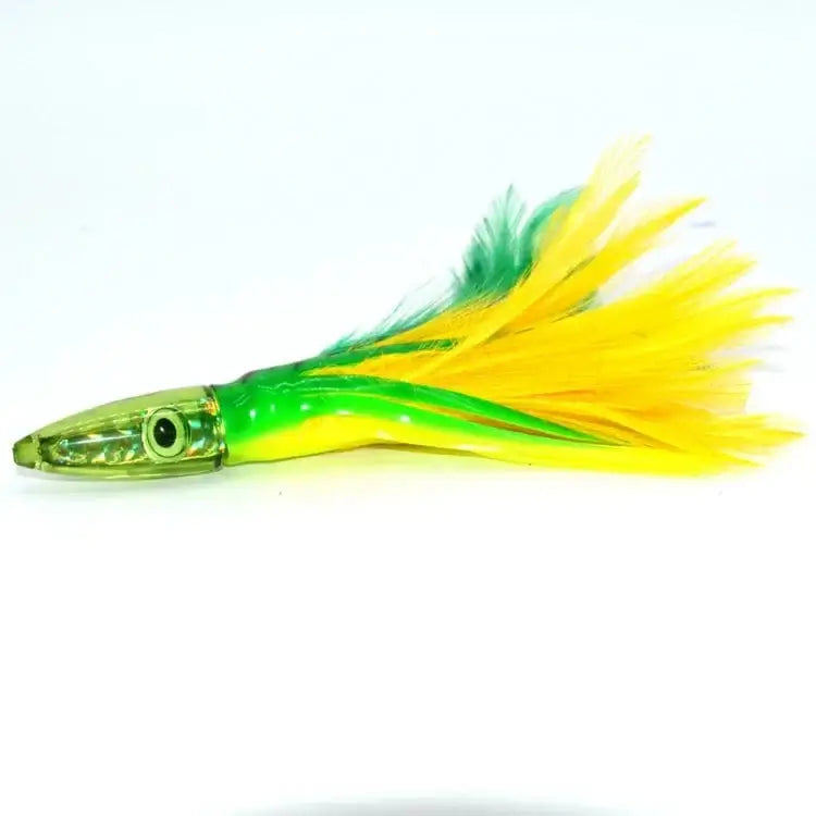 China China TAKEDO SP02 140MM 32G Big Game Drag Octopus Baits Squid Jig Lures Resin Fish Head Feather Skirt Trolling Fishing Bait For Tuna