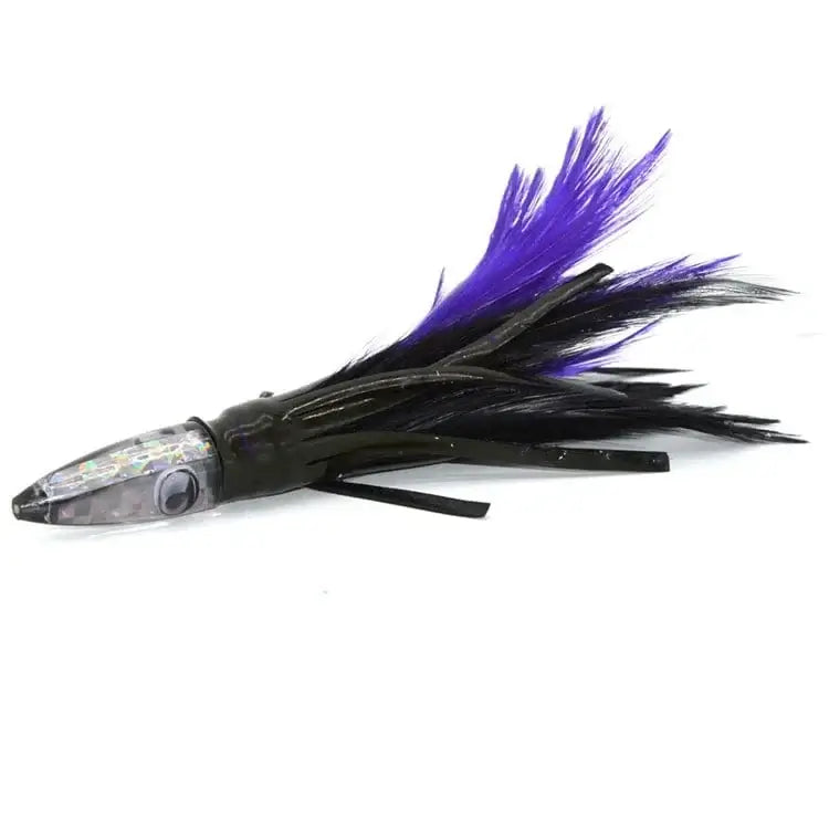 China China TAKEDO SP02 140MM 32G Big Game Drag Octopus Baits Squid Jig Lures Resin Fish Head Feather Skirt Trolling Fishing Bait For Tuna
