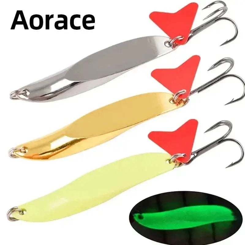 China China Trout Spoon Fishing Lures spinner bait Wobblers Jig Lures pesca isca artificial VIB Sequins Hard Baits for Carp Fishing Tackle