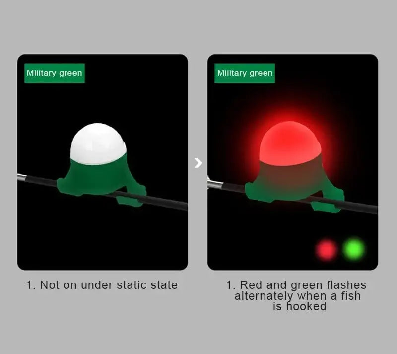 China China Upgrade Fishing Alarm Light Fishing Bite Accessories Electronic LED Light Smart Reminder Bite Alarm Night Indicator Fishing Tool