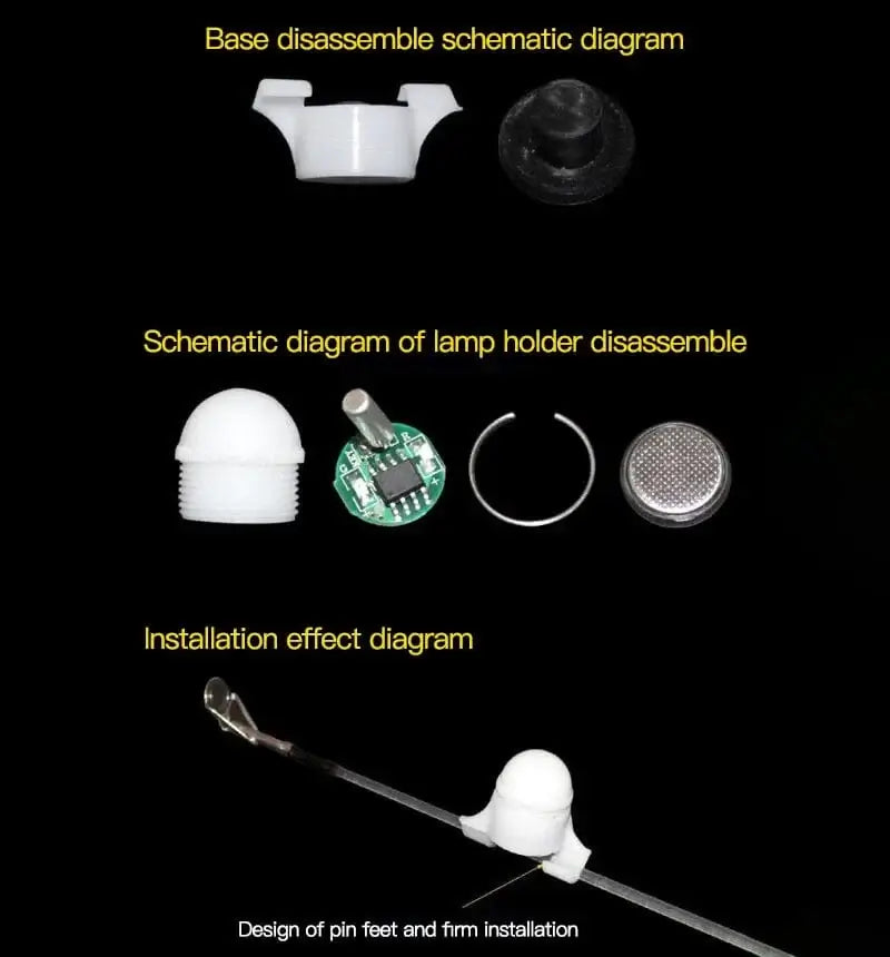 China China Upgrade Fishing Alarm Light Fishing Bite Accessories Electronic LED Light Smart Reminder Bite Alarm Night Indicator Fishing Tool