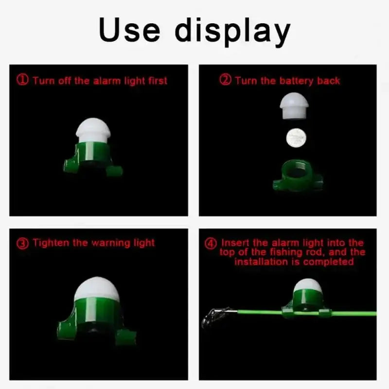 China China Upgrade Fishing Alarm Light Fishing Bite Accessories Electronic LED Light Smart Reminder Bite Alarm Night Indicator Fishing Tool
