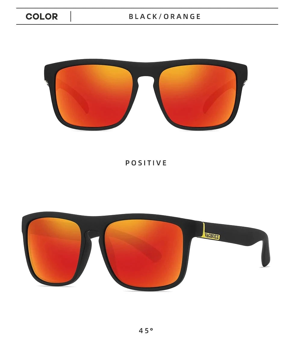 China China VAGHOZZ Brand Classic Sunglasses Men UV400 Fishing Sun Glasses Women Square Outdoor Male Sport Eyewear Driving Shades
