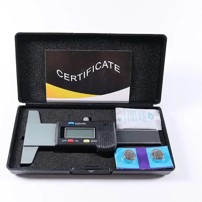 China China Variant Tire Tread Depth Gauge Meter Measurer Tool Caliper Thickness Gauges Tread Brake Pad Digital Car Tyre Shoe /digital Welding Gauge