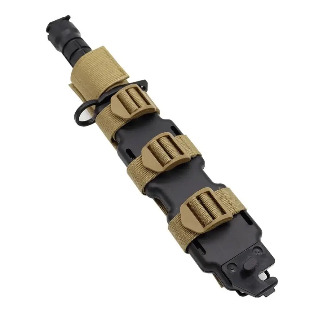 China China VULPO Tactical Molle Knife Shealth Adapter Tool Carrier Sheath Holder Backpack Attachment For Hunting Vest Backpack Accessories