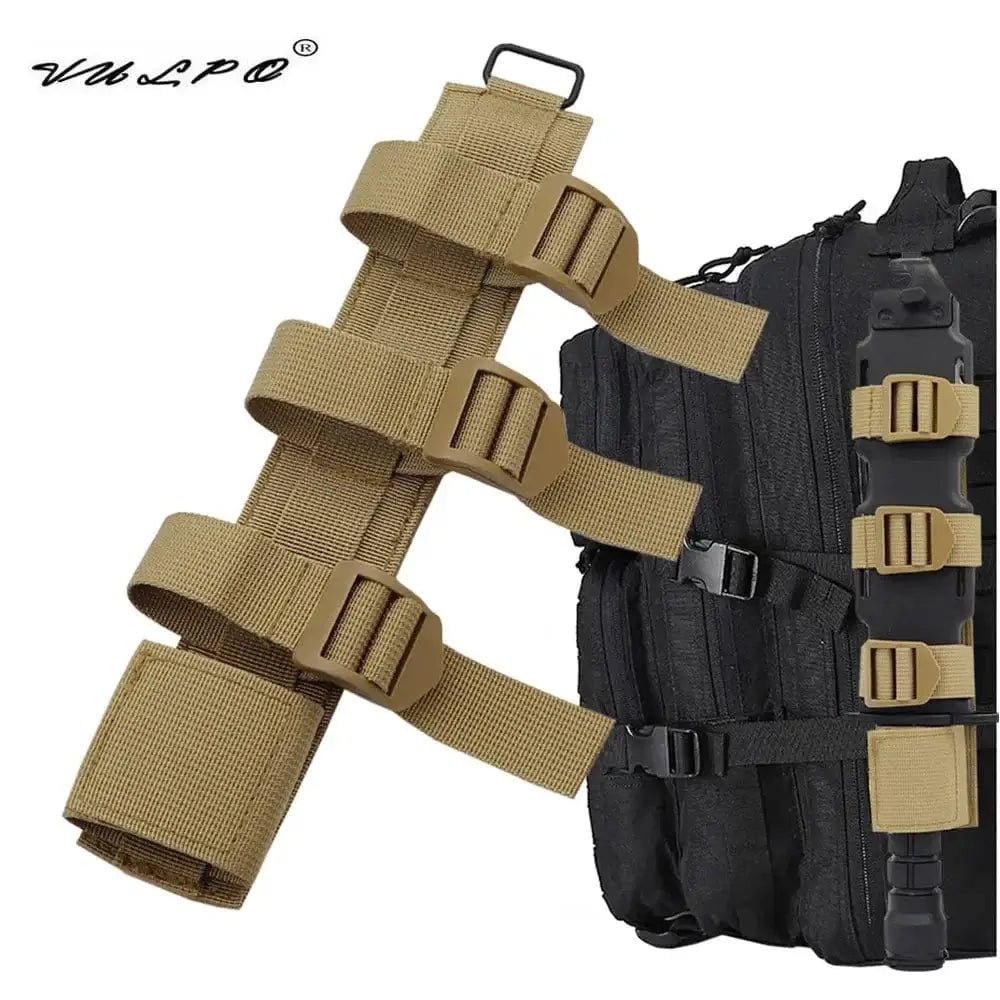 China China VULPO Tactical Molle Knife Shealth Adapter Tool Carrier Sheath Holder Backpack Attachment For Hunting Vest Backpack Accessories
