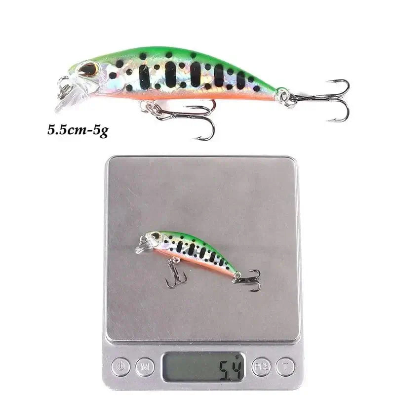 China China WESTBASS 1PX Micro Minnow Lure 55mm-5g Sinking Fishing Lure Trolling Swimbait Wobbler Artificial Hard Jerkbait Bass Isca Pesca