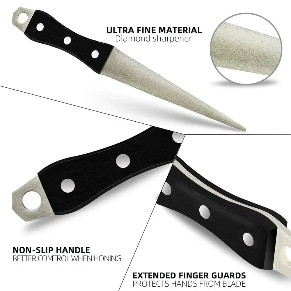 China China Whetstone Stone Diamond Knife Sharpener Knife Sharpening Curved Surface for Knife Scissors Honing Bar Kitchen Grinding Tool