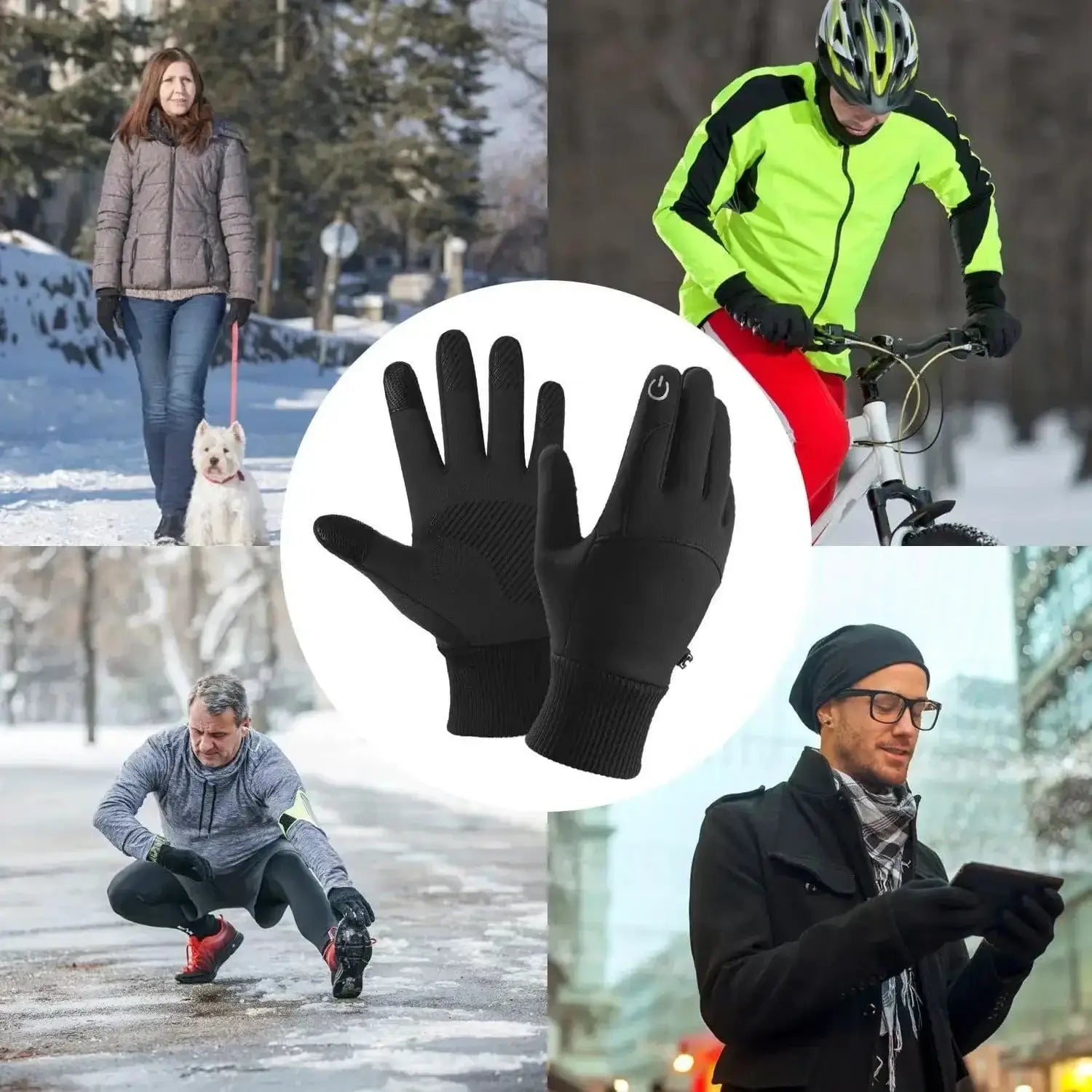 China China Winter Waterproof Men's Gloves Touchscreen Windproof Sports Fishing Driving Motorcycle Ski Non-slip Warm Cycling Women Gloves
