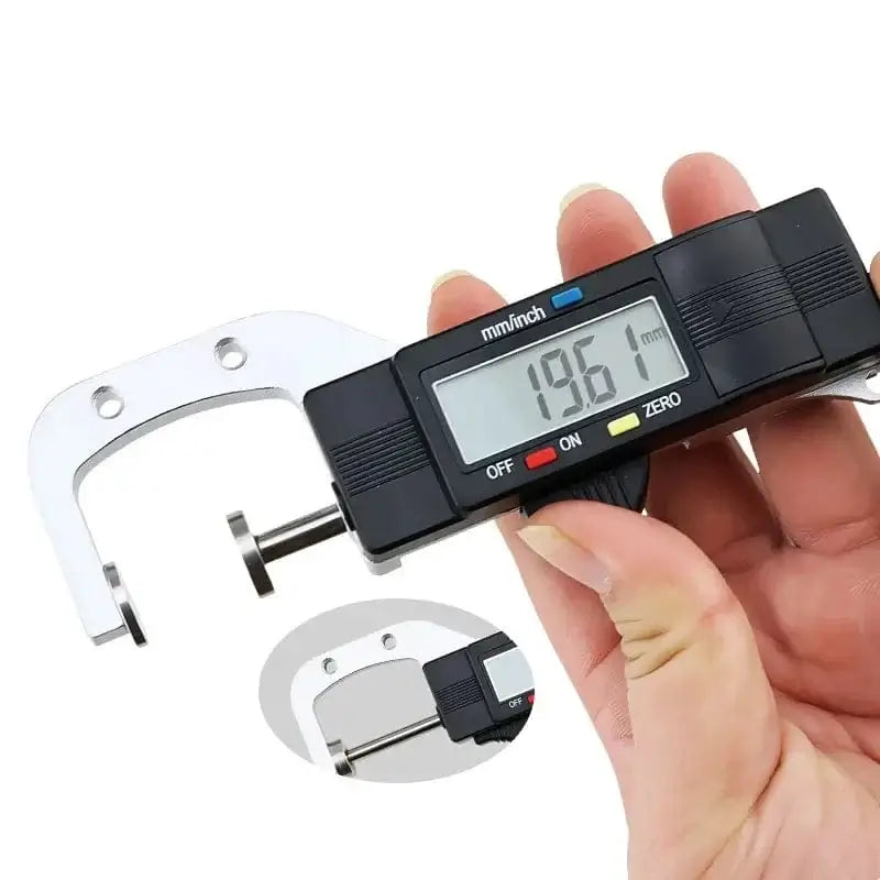 China China With Box Digital Thickness Gauges Mini Portable Horizontal Electronic Thickness Meter Measurement Tool 0-25.4mm Caliper 0.01mm Resolution
