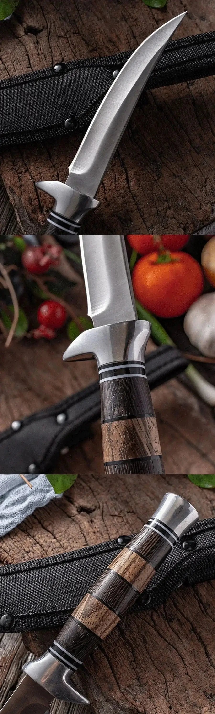 China China Wood Handle Sashime Knife Fish Filleting Knife High Stainless Steel Kitchen Knives Meat Cleaver Boning Knife Chef Slicing Tools