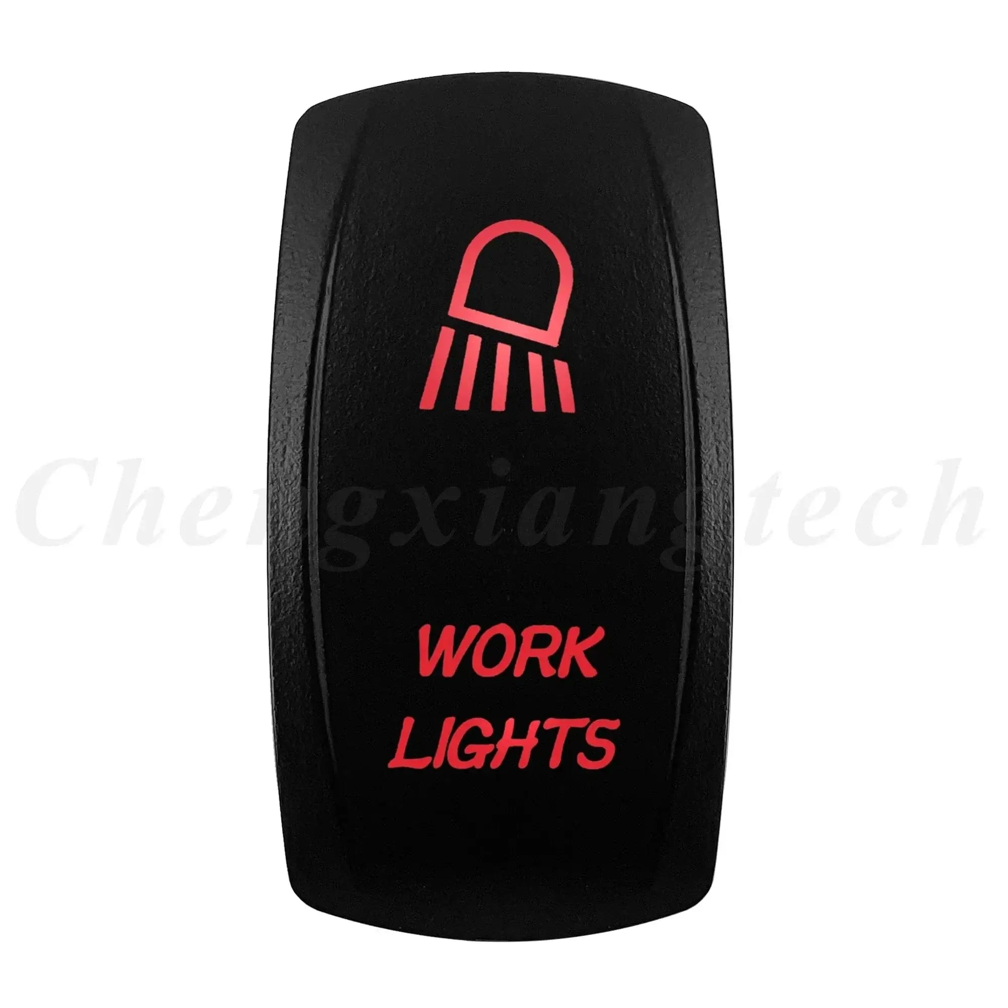 China China WORK LIGHT Red Led Light Bar Car Boat Rocker Switch 12V/24V Marine Grade Toggle Switch SPST/DPDT for Polaris Jeep Autosteer Auto Machinery