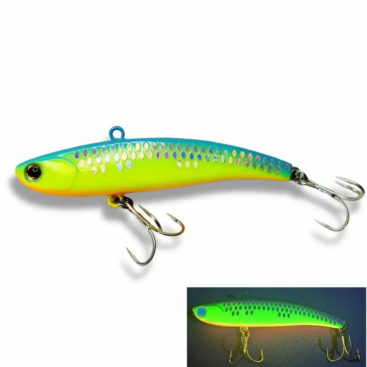 China China X / 70mm-12g Ima Rattin fishing lure 2024 Koume 90 winter ice Fishing VIB Lure 80/90mm 22g Rattlin Bait Sinking Spinning Swimbait Japan Hook