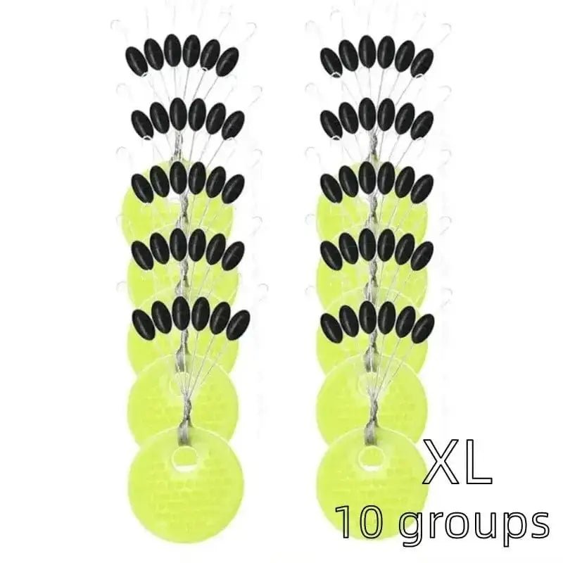 China China XL Beans 60pcs 10 Group Resistance Space Beans Stopper Not To Hurt The Line Vertical Beans Carp Fishing Tackle Accessories
