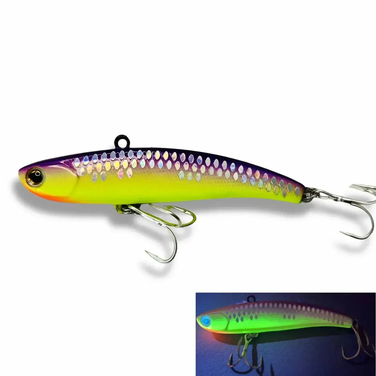 China China Y / 80mm-17g Ima Rattin fishing lure 2024 Koume 90 winter ice Fishing VIB Lure 80/90mm 22g Rattlin Bait Sinking Spinning Swimbait Japan Hook